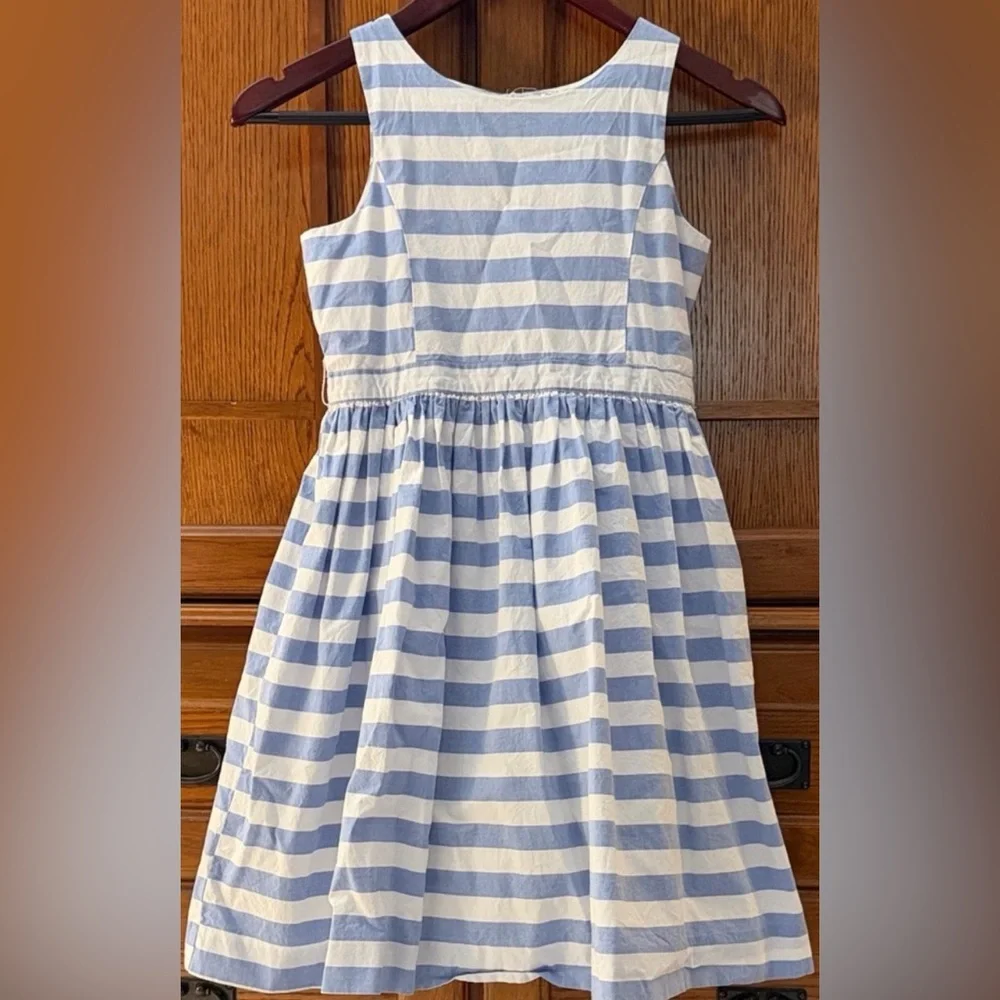 OshKosh B'gosh A-line Fit & Flare Striped Dress Crinoline Layer Spring Summer